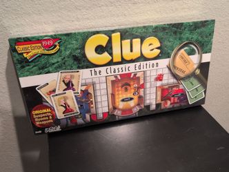 Clue Board Game Classic Edition by Hasbro New in Original Packaging