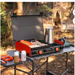 Blackstone Adventure Ready 14" Propane Camping Griddle with Side Burner
