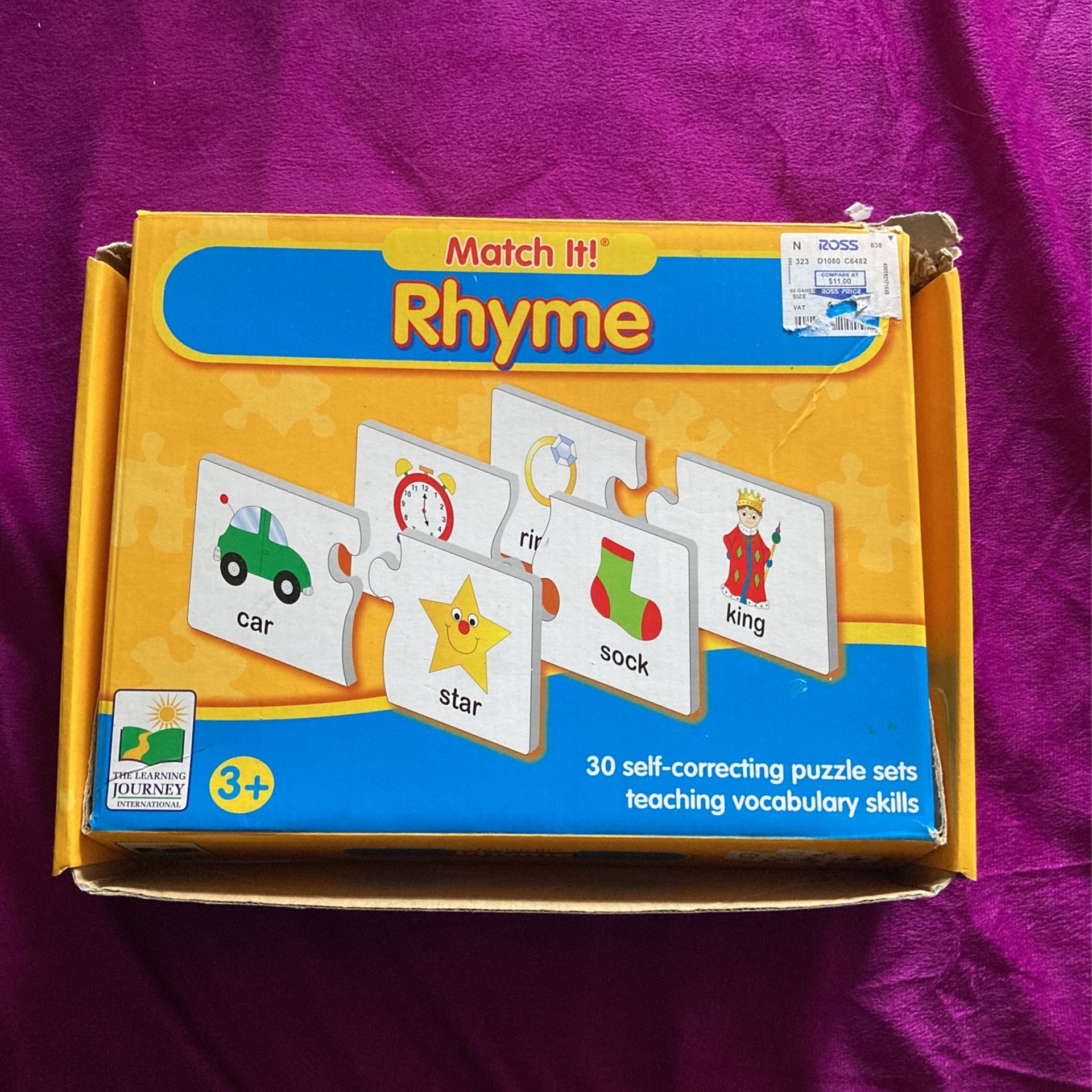 Match It rhyme games for kids