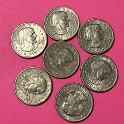 1979 & 1980 Susan B. Anthony $1 Coins