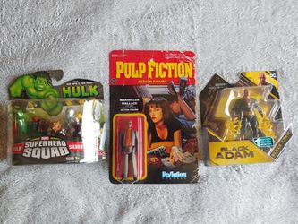 Super Hero Squad Pulp Fiction Black Adam Action Figures