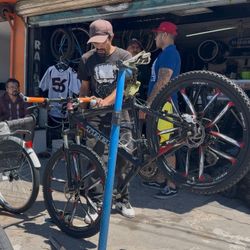 Aluminum Alpha trek  26” Tires 