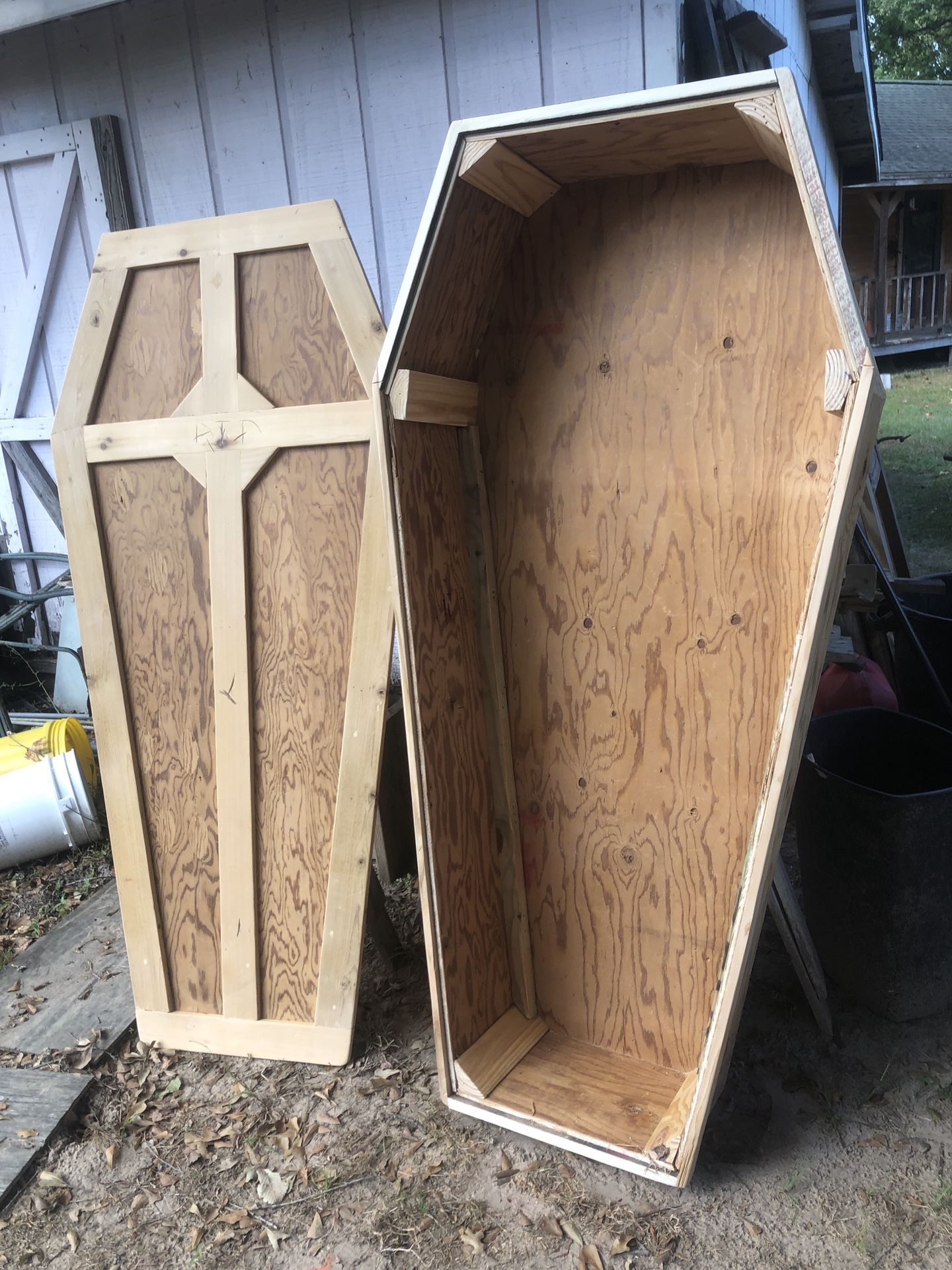 Full Size Halloween Coffin/ Prop