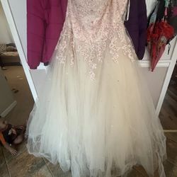 Mori Lee Ball Gown – Champagne – Size [20] – $100 OBO