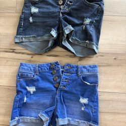 High Rise Women Denim Shorts
