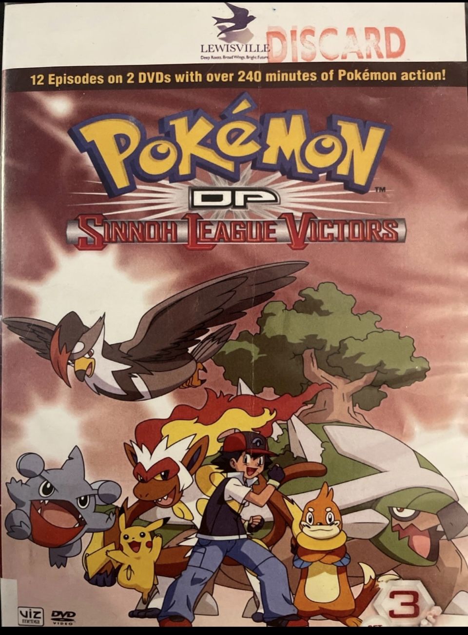POKÉMON DP Sinnoh League Victors (DVD-2010) Includes 12-Episodes!