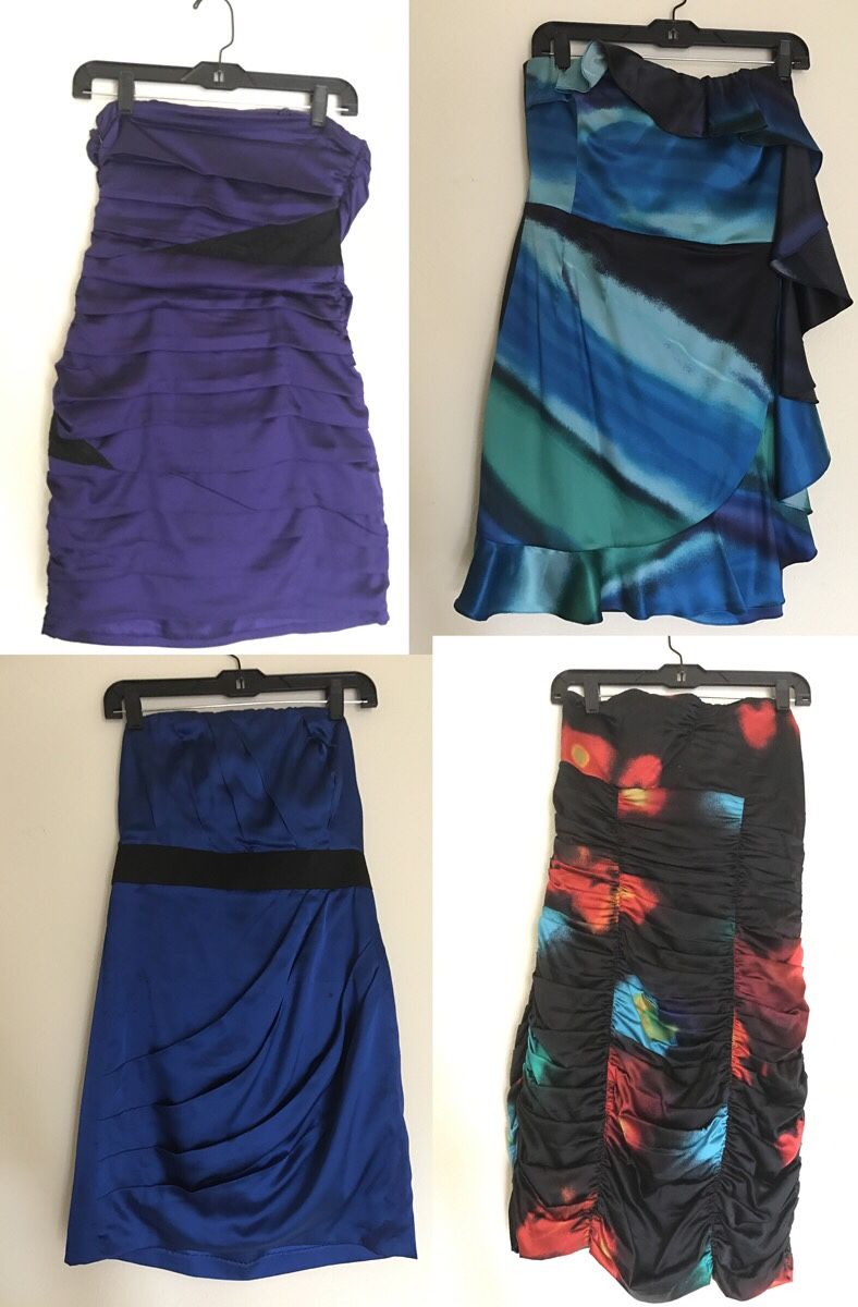 4 Express party / cocktail / prom dresses size 6, 8