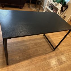 IKEA Black Table Like New 