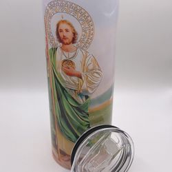 Sam Judas Tadeo Tumbler San Juditas Coffee Cup New In Box Stocking Stuffers 