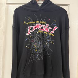 Spider Hoodie Pink (Black) 
