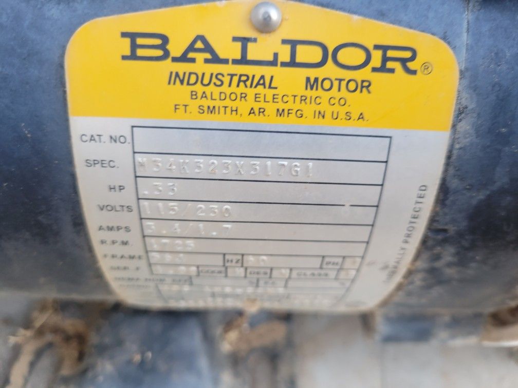 Baldor 1/3rd HP Pump