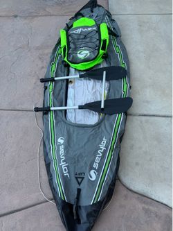 Sevylor QuikPak K5 1-Person Inflatable Kayak,