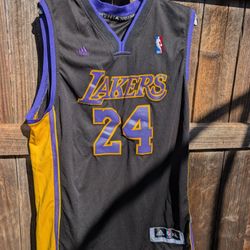 Authentic Adidas Kobe Bryant #24 LAKERS Jersey