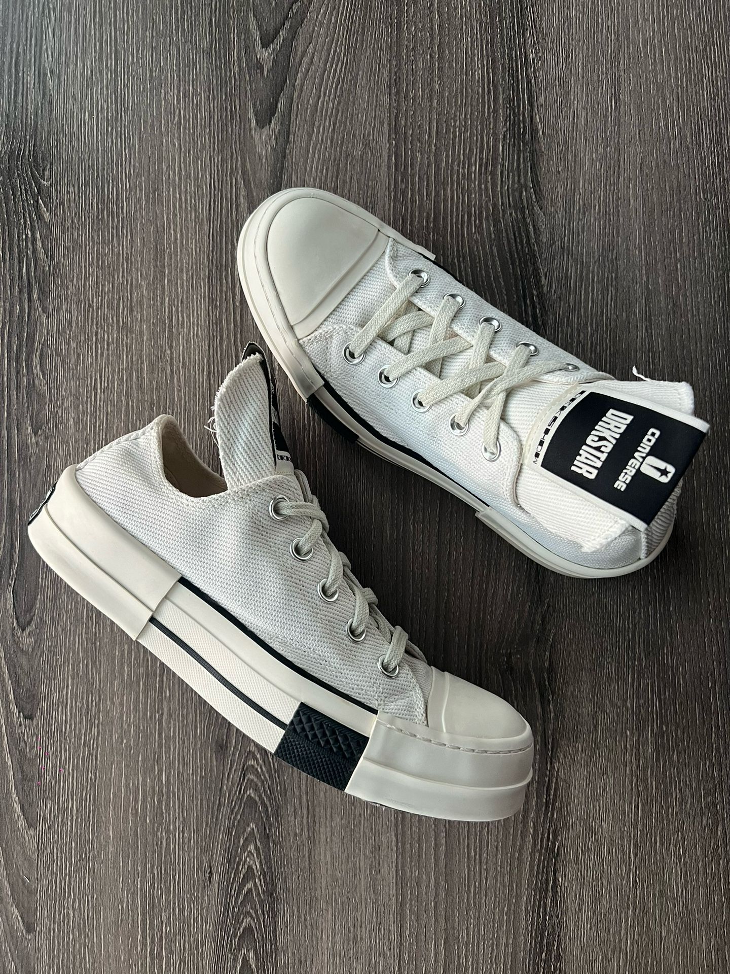 Size 5 - Converse Rick Owens x DRKSHDW DRKSTAR Chuck 70 Low Egret