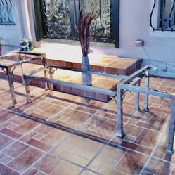 Set of 3 Accent Tables 