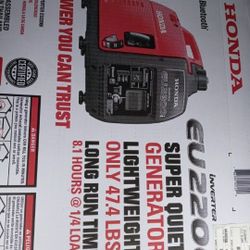 New In Box Honda Generator Inverter 