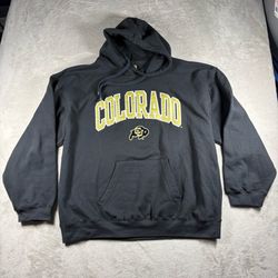 Vintage Reebok Colorado Buffalo Heisman Collection Men’s XL Black Hoodie #3326