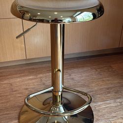 Adjustable Gold Bar Stool