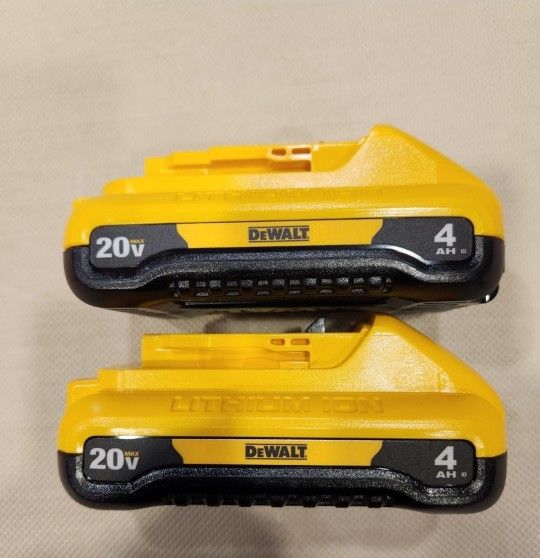 Dewalt 20v Batteries 4.0 Ah Brand New Price For Both