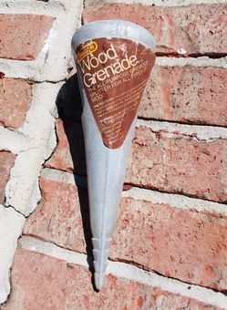 Vintage Oregon Wood Grenade Firewood Splitter