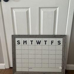 Large Dry Erase Magnetic Calendar Planner Organizer 