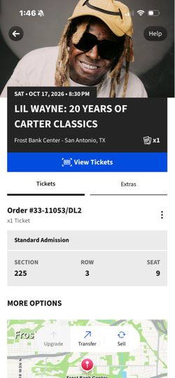 Lil Wayne: 20 Years of Carter Classics Ticket