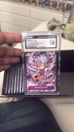 One piece cards Cgc graded 10