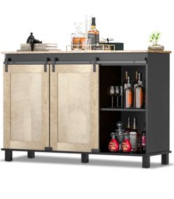 Wine bar cabinet