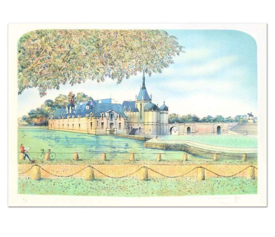 Rolf Rafflewski “Chateau IV” Lithograph 29x21 Signed PA Artist’s Proof