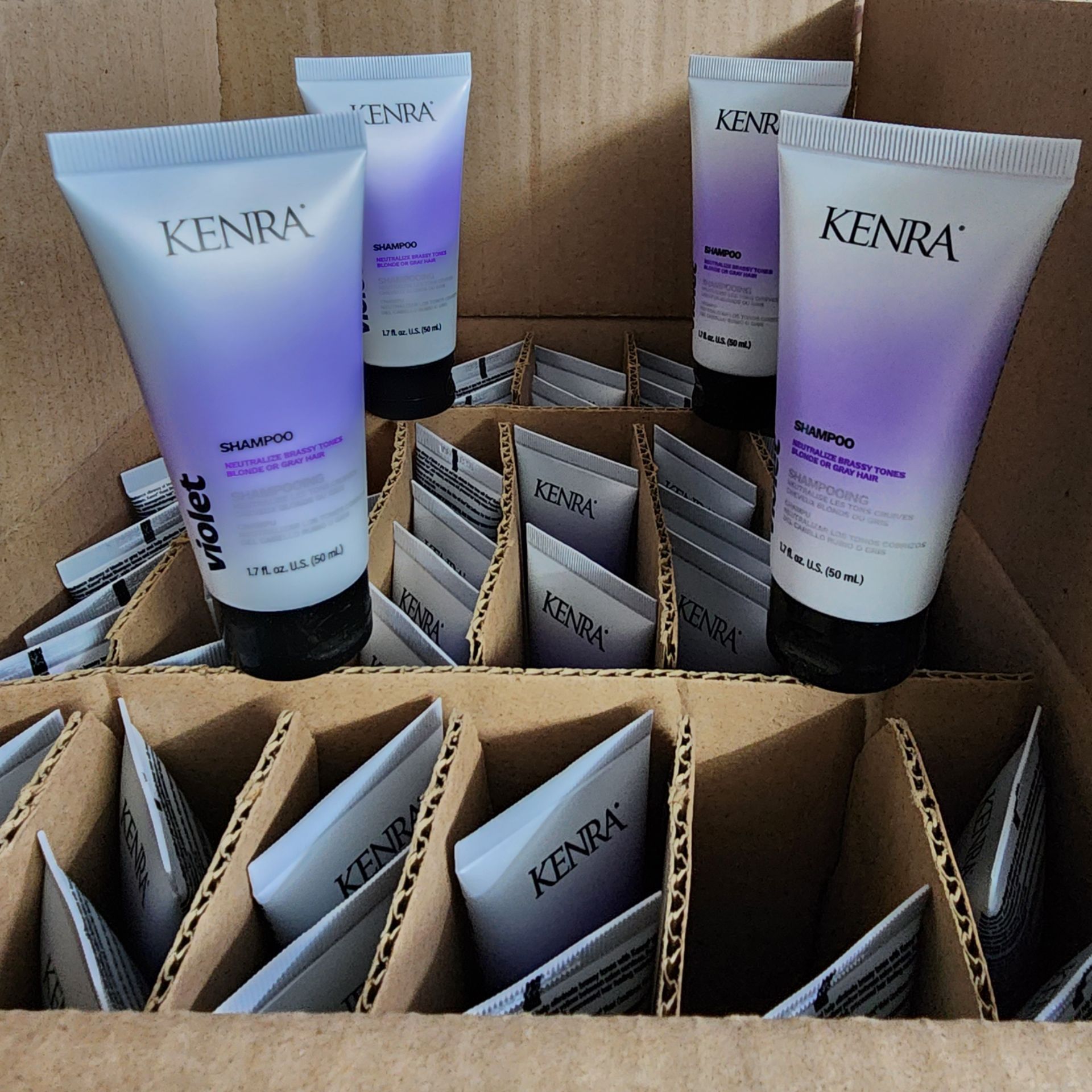 🔥 NEW Kenra Violet Shampoo 1.7oz Pack of 48 WHOLESALE