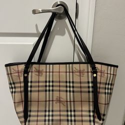 Authentic Burberry check  bag