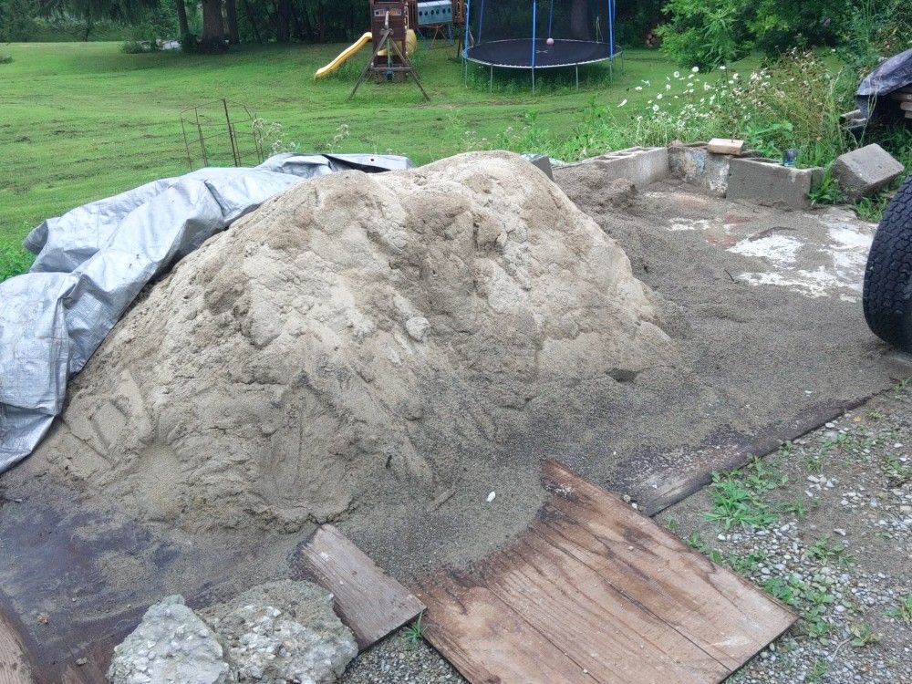 Approximately 1.5 Ton of Masonry Sand