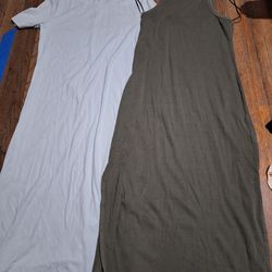 A new day Olive Ribbed Tank Maxi Dress bundle