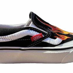 Size 5.5 Men’s VANS Classic flames unisex low size 7 Women’s 721278