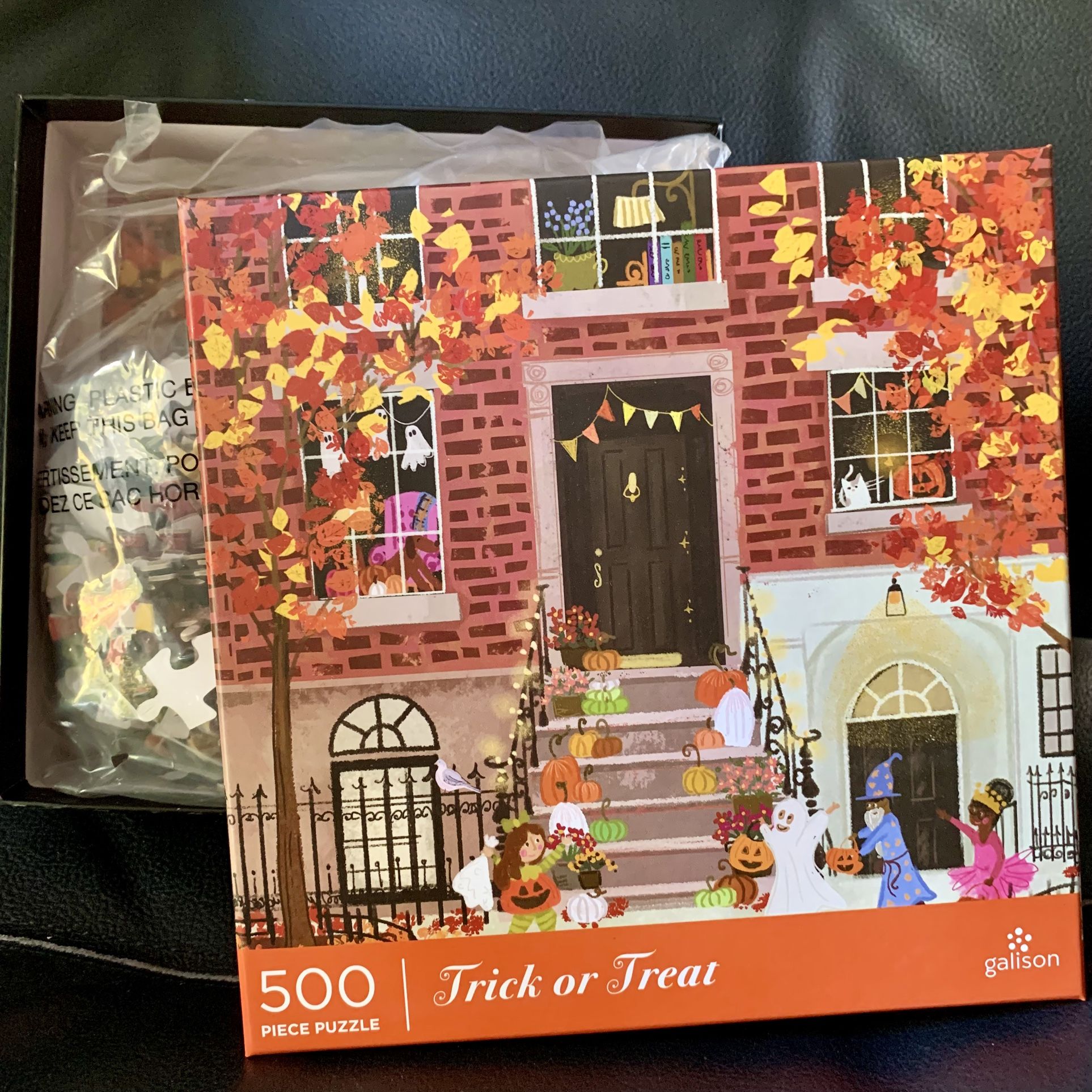 NEW Galison TRICK OR TREAT 500 piece puzzle