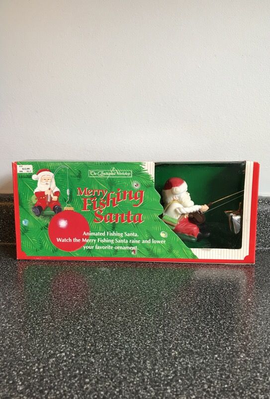 Merry Fishing Santa
