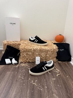Celine Paris Low-Top Suede Men's Sneakers