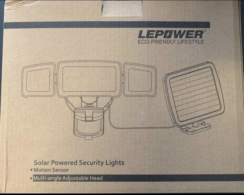 Solar Powered Security Lights