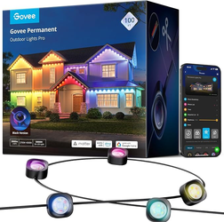 Govee Permanent Outdoor Lights Pro, 100ft with 60 RGBIC LED Lights for Daily and Accent Lightin