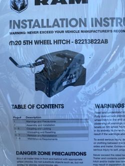 Ram Truck Wheel Hitch