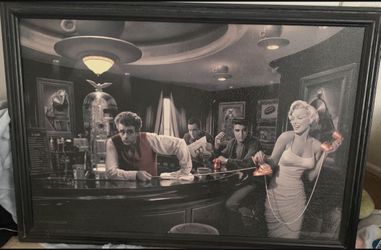 Marilyn Monroe, James Dean , Elvis 