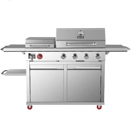 Dyna GLO Stainless Steel Barbeque Grill Brand New In Box