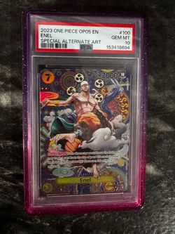 One Piece OP05 Enel Special Alternate Art PSA 10