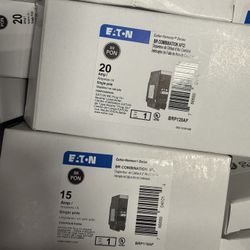 Eaton Combination Arc Fault 20/15amp Available  ( No pig Tail ) I Also Have With Pig Tail $35