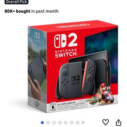 Nintendo Switch 2 Mario Kart Bundle NEW