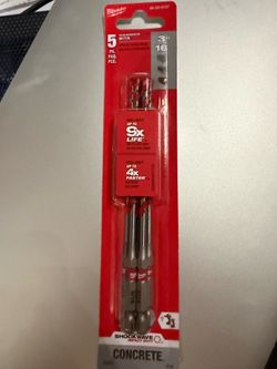 Milwaukee Hammer Drill Bit Set