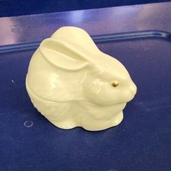 Lenox Fine China Figural Bunny Rabbit Trinket Box