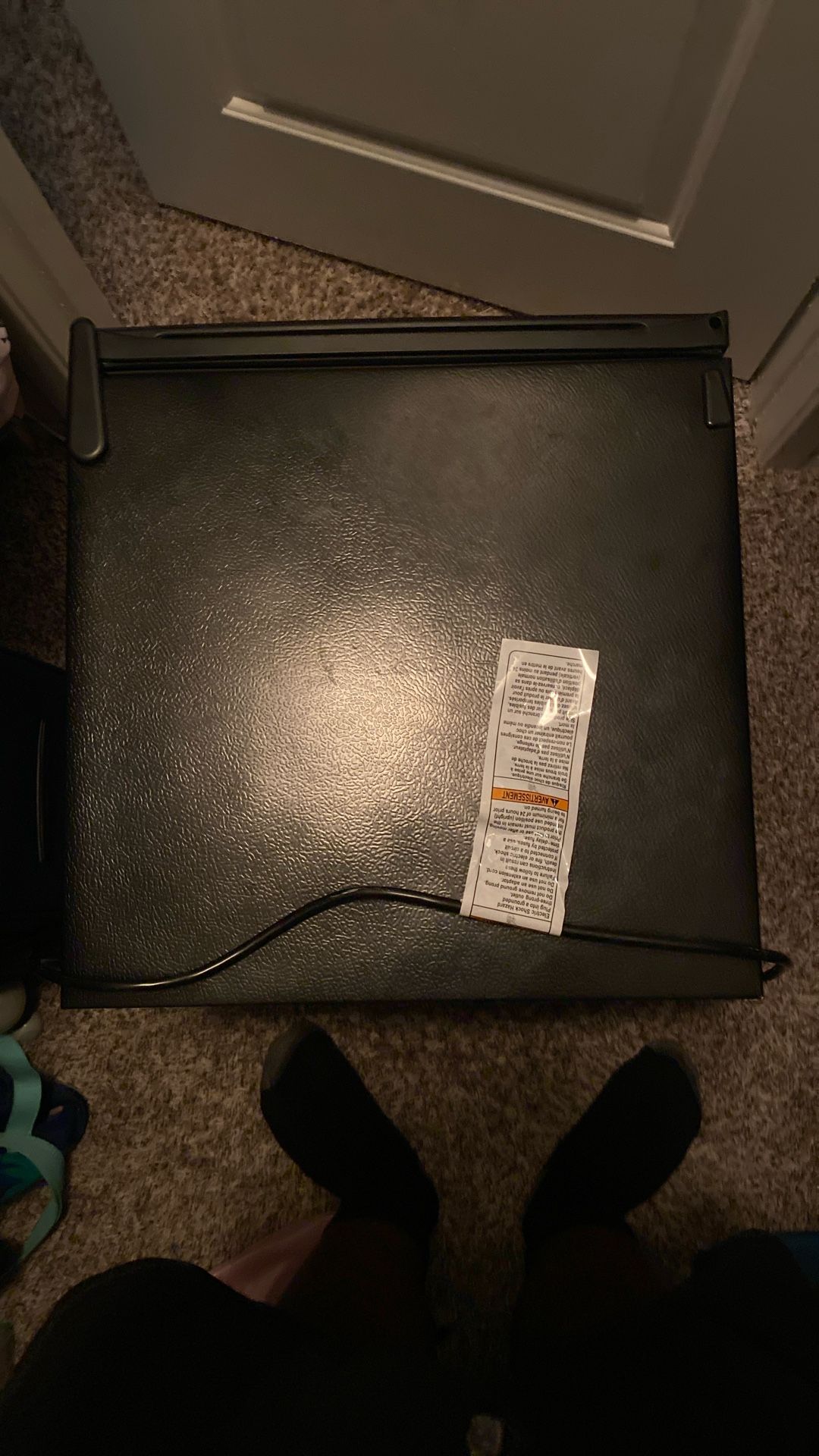 Black Mini Fridge/Freezer