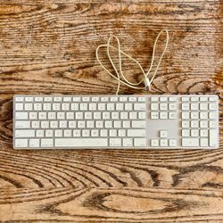 Apple A1243 USB Wired 10-key aluminum keyboard $20 Silver Lake 90026