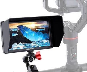 FEELWORLD S55 5.5 inch Camera DSLR Field Monitor 4K HDMI Small Full HD 1280x720 IPS Video Peaking Focus Assist with 8.4V DC Out